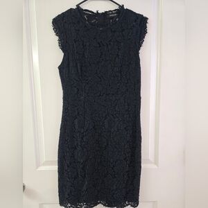 Merokeety Black Lace Dress